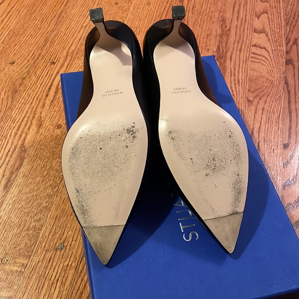 Stuart Weitzman Gold Knot Pumps - image 6